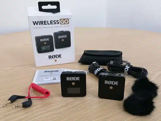 Rode Wireless Go Funkmikrofon Lieferumfang